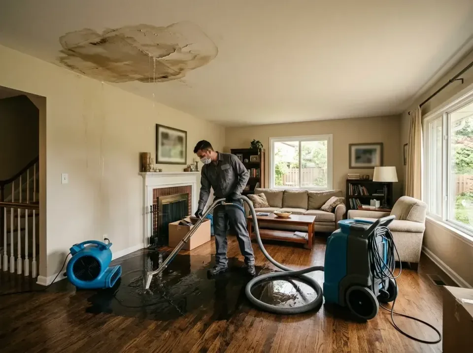 attic-pipe-burst-ceiling-drip-008 — frequently asked questions, Water Damage Restoration & Carpet Care in Tainter Lake, WI